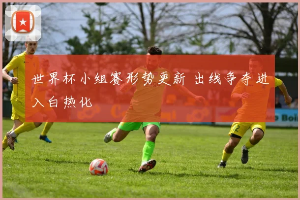 世界杯小组赛形势更新 出线争夺进入白热化