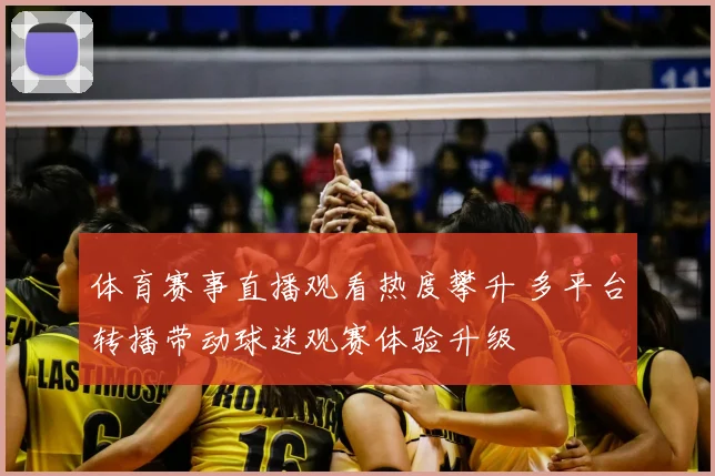 体育赛事直播观看热度攀升 多平台转播带动球迷观赛体验升级